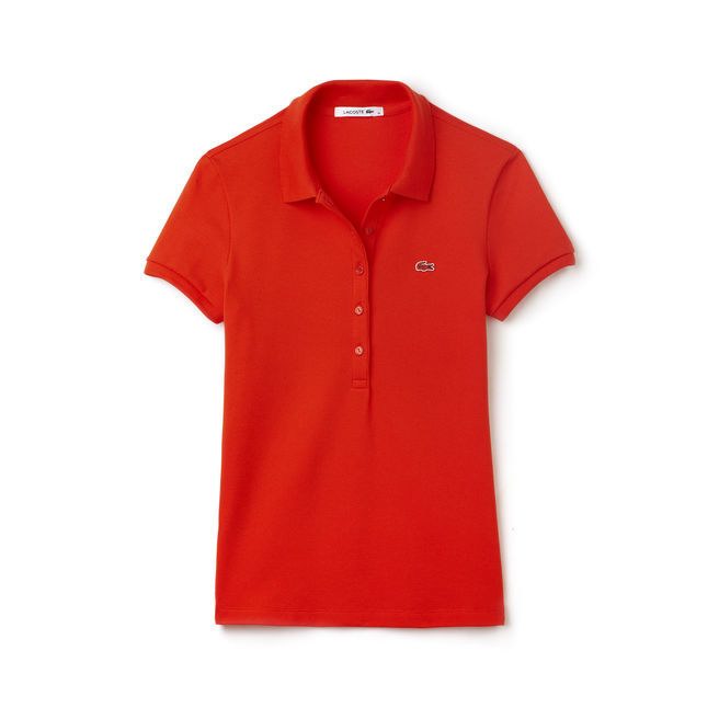 Lacoste short lapel T woman S-2XL-046